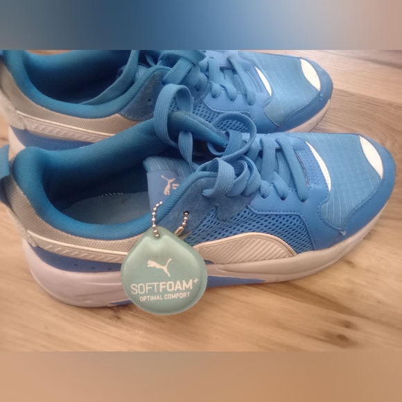 Mens Puma X-RAY color block blue/white and gray sneakers - Picture 14 of 15